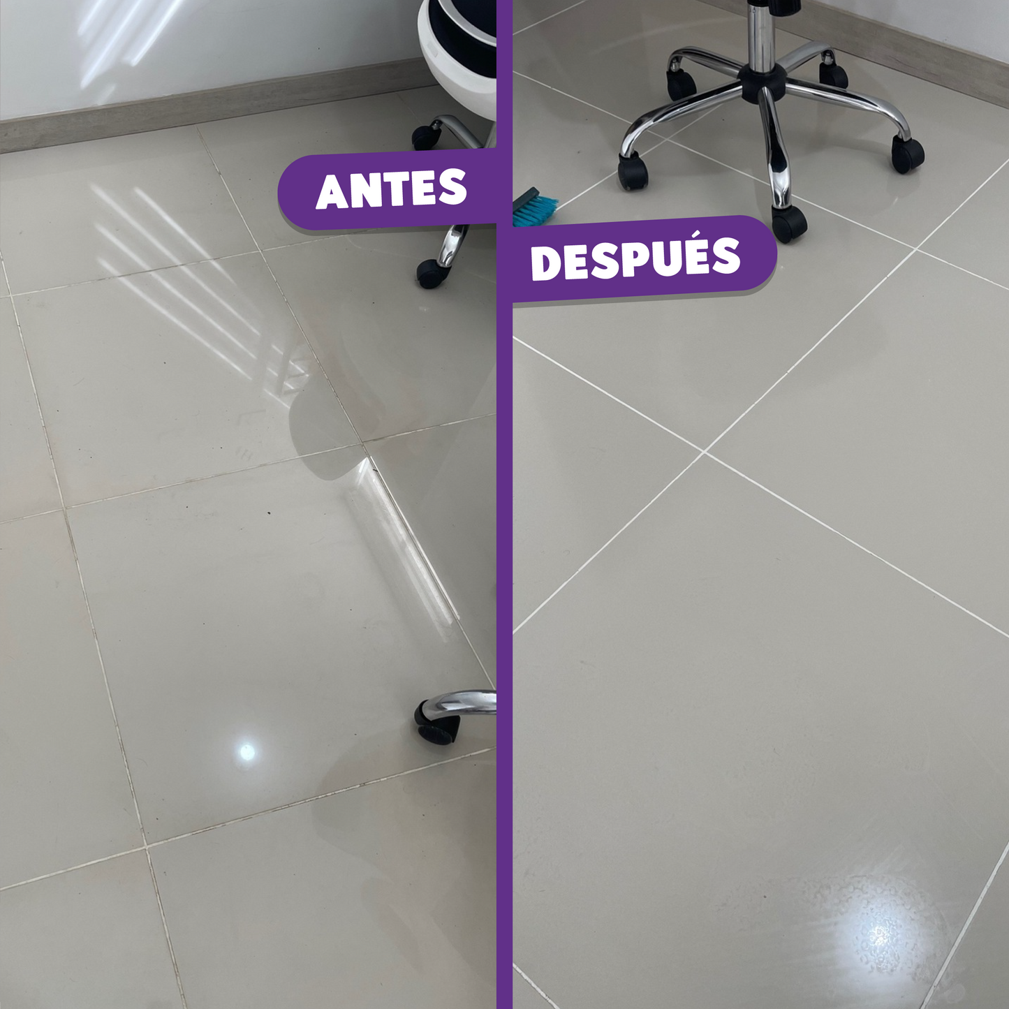 Kit de limpieza: Cepillo limpia juntas + 3 limpia juntas 1000ml